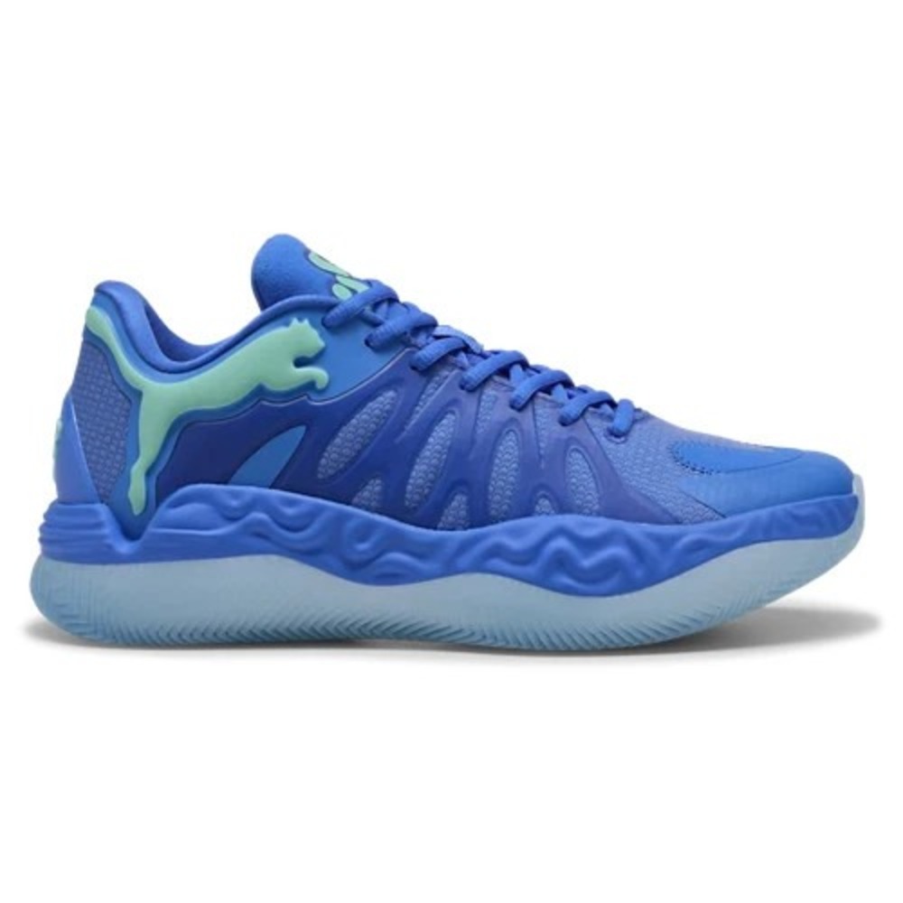 Big Kids Size 6 - PUMA Hali 1 Blissful Blue Royal Sapphire Basketball Shoes
